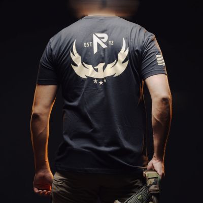 Armored Republic Phoenix EST Shirt Back - Black