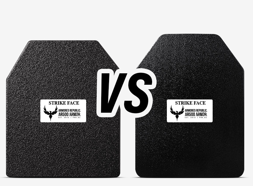 AR500 Armor Steel versus Polyethylene ArmorPlates