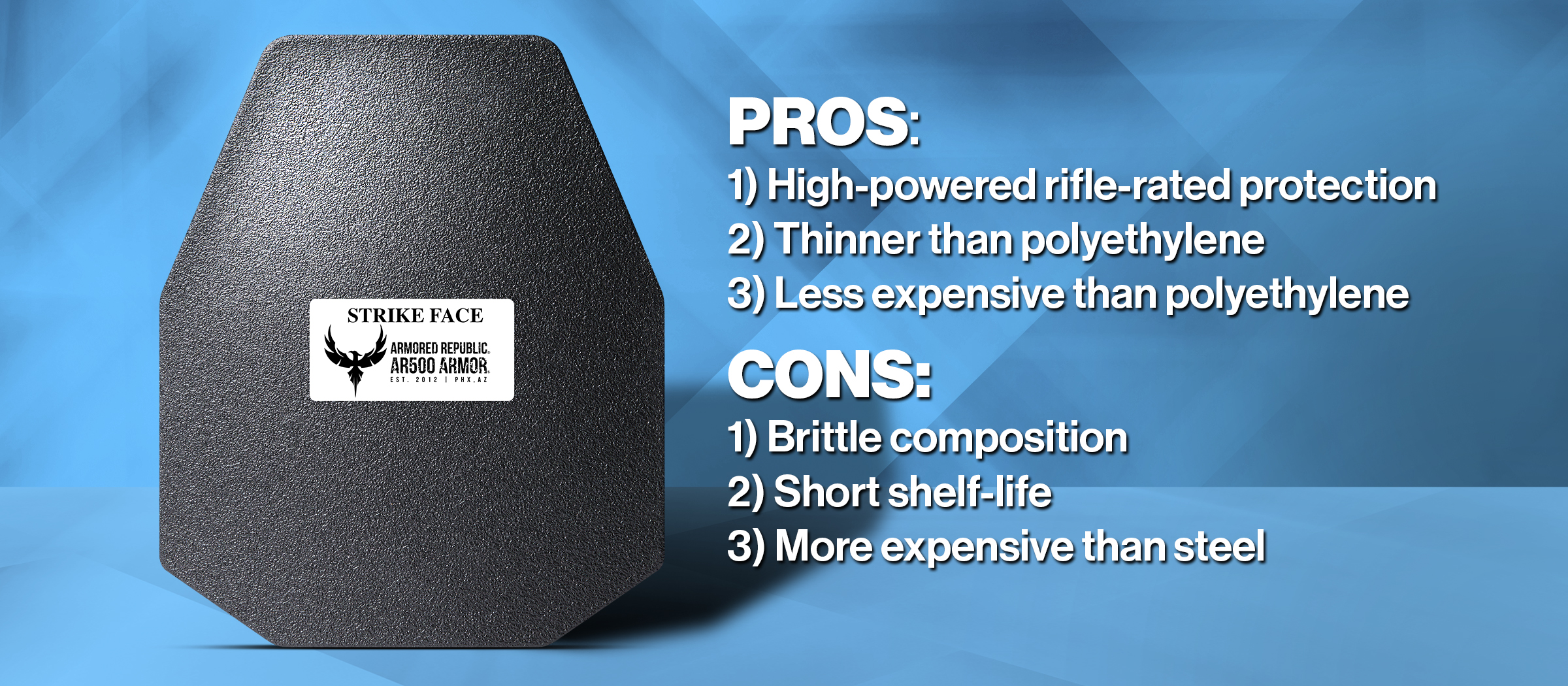 Pros and Cons of Ceramic Body Armor from Armored Republic