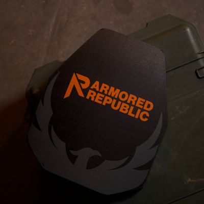 Front view of the P2 - Polyethylene Body Armor with level 3 protection from Armored Republic