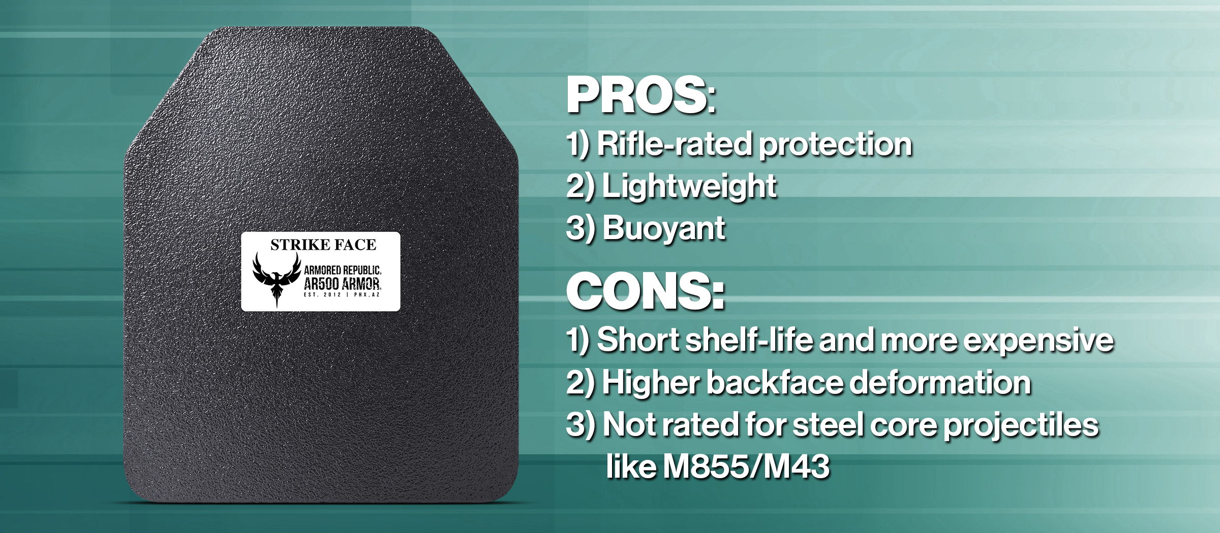 Pros and Cons of Polyethylene Body Armor from Armored Republic